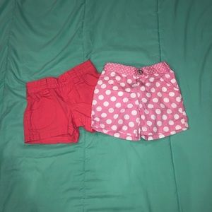 2 pairs of Toddler size 4 shorts!